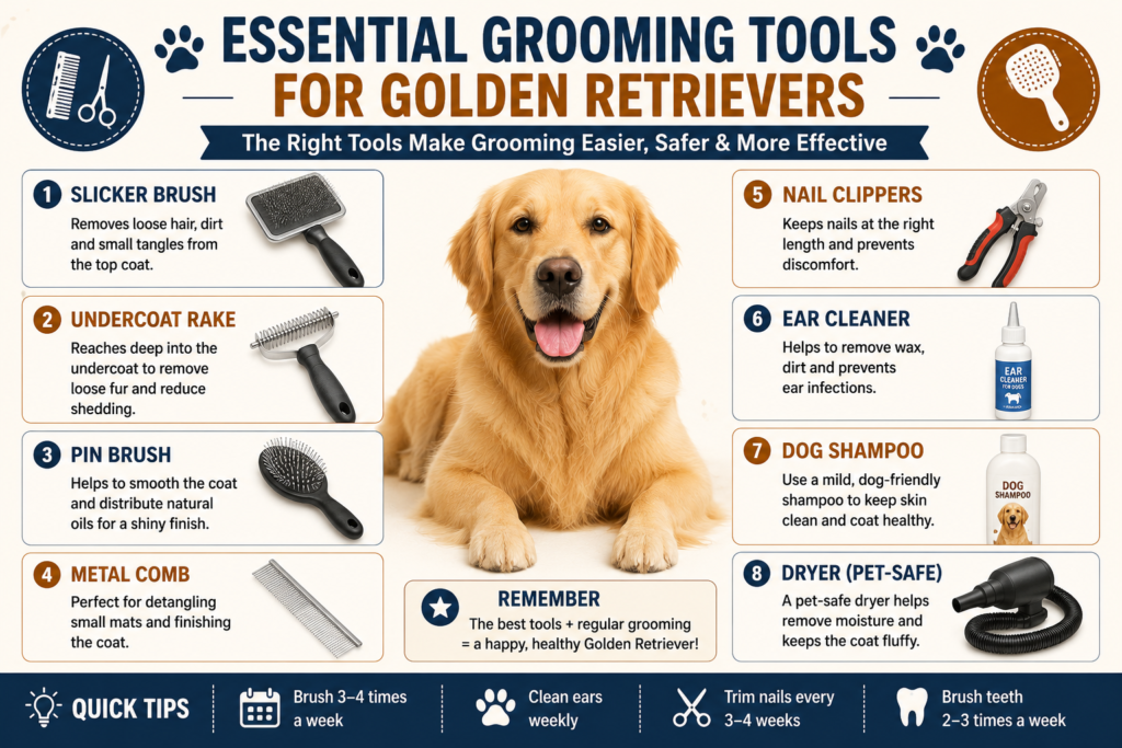 Golden Retriever Grooming