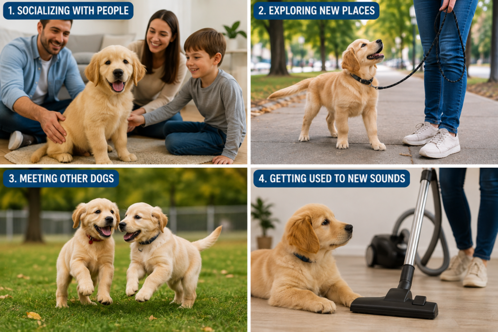 golden retriever socialization