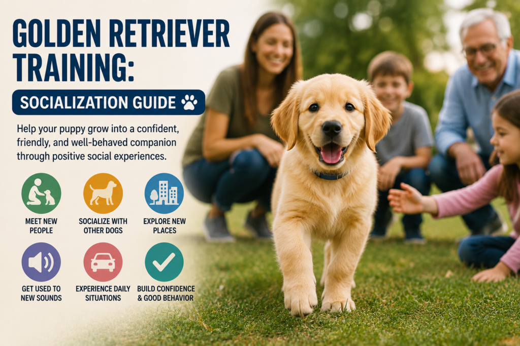 Golden Retriever Training Socialization Guide